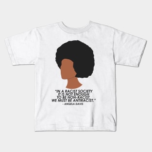 ANGELA DAVIS Kids T-Shirt